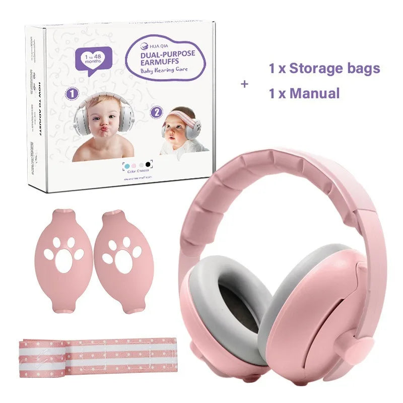 Baby Earmuffs Noise Reduction- 2 in 1